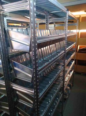 Mallorquina de estanterías estanteria estucturada galvanizada