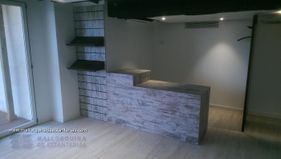 Mallorquina de estanterías mostrador con caja