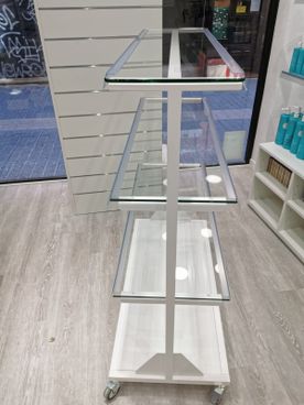 Estantería cristal